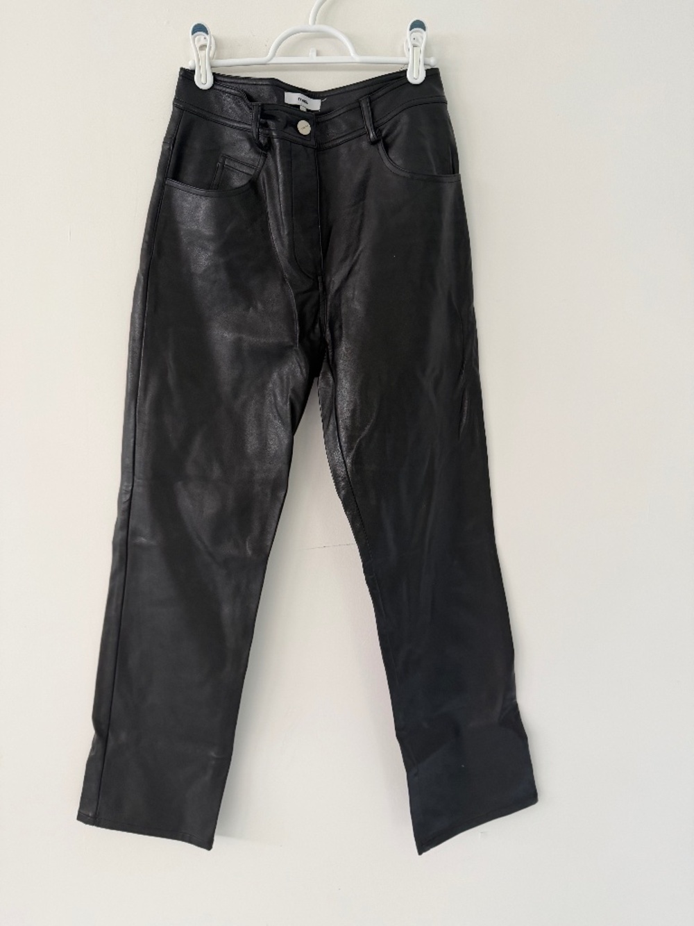 Miaou black vegan leather pants size small